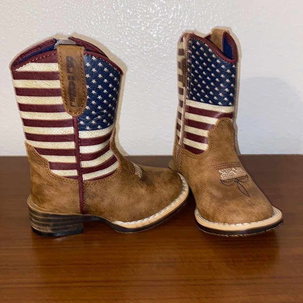 Toddler boy DBL Barrel cowboy boots